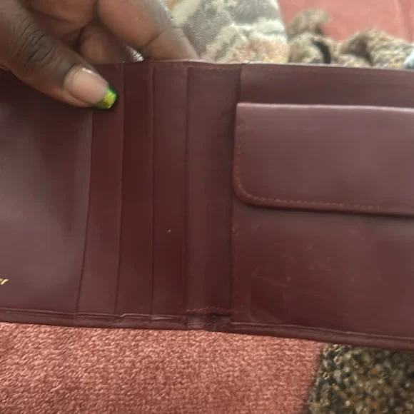 Cartier Burgundy Leather Wallet - Picture 4 of 6